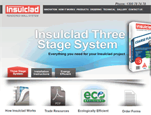 Tablet Screenshot of insulclad.com.au